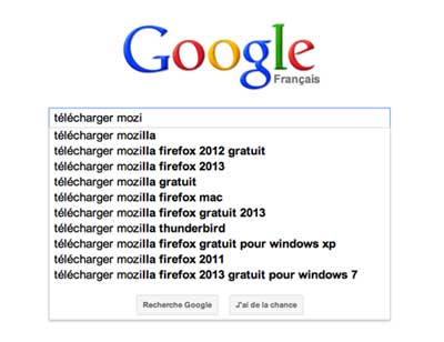 Recherche Mozilla