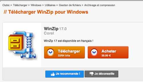 Winzip windows