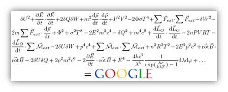 Algorithme ultradéveloppé du moteur de recherche Google